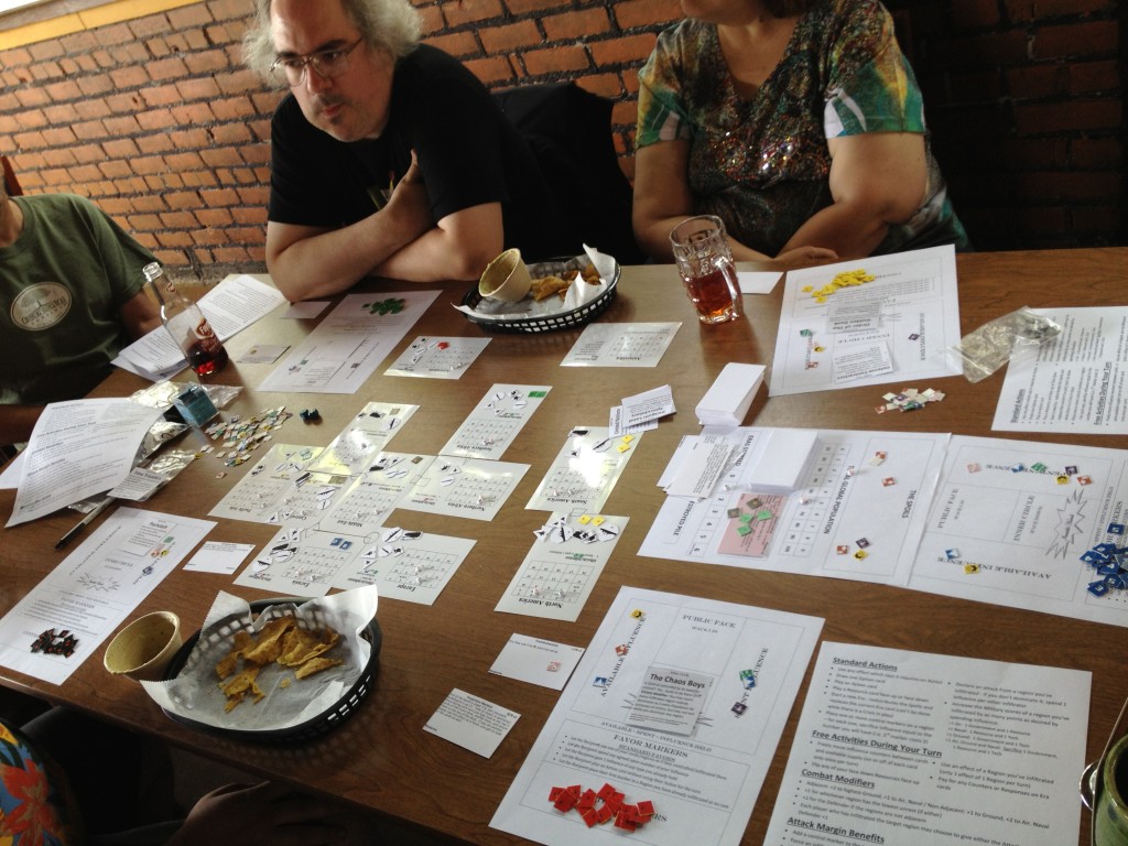 Invisible Hands V.0.7 soon to be V.0.8 after play testing the new rules.